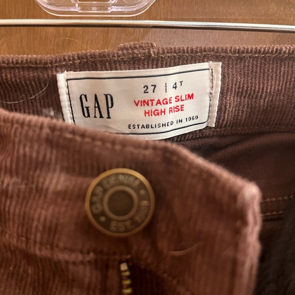 Gap Corduroy Vintage Slim High-rise pants - Picture 6 of 6